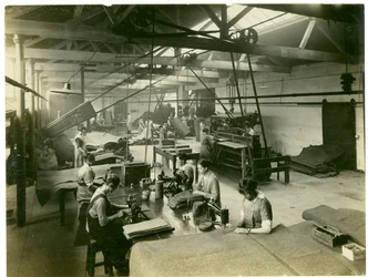 Filtbearbejdningsafdeling, Long Meadow mølle, 1923